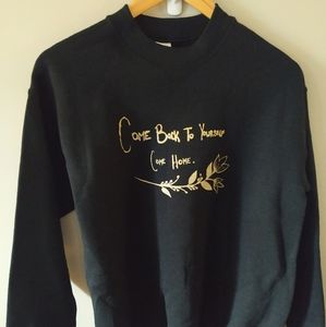 Hand screen printed pullover